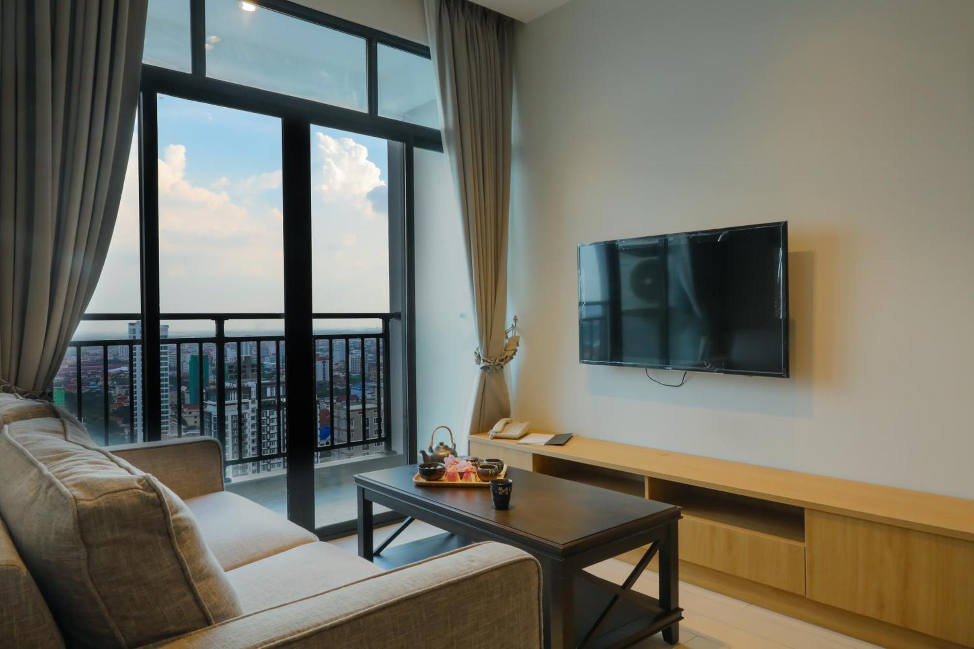 The View Serviced Residence 豪景日式酒店公寓 Пномпень Екстер'єр фото