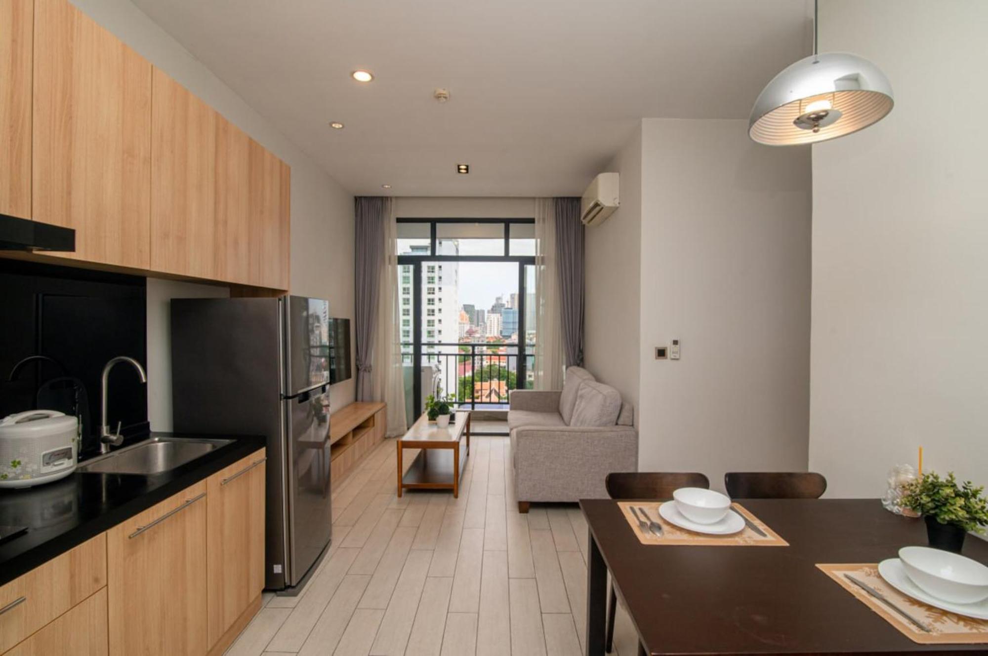 The View Serviced Residence 豪景日式酒店公寓 Пномпень Екстер'єр фото